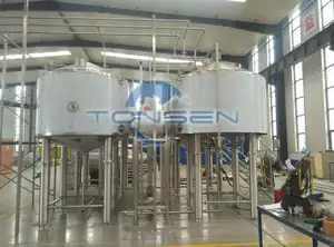 2700L 4 vasi sanguigni attrezzature di fermentazione con luppolo brewhouse filtro e sistema di riempimento acquistare all'ingrosso direttamente dalla cinese Tonsen