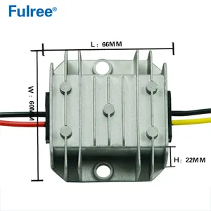 Fulree convertitore di alimentazione Buck Step Down da 24 V a 12 V 5A 10A DC impermeabile da 24 Volt a 12 Volt 5 amp 10 amp regolatore di tensione per auto - Product Image 2