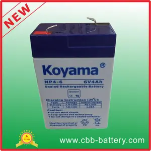 Factory price 6v 4ah rechargeable batteries