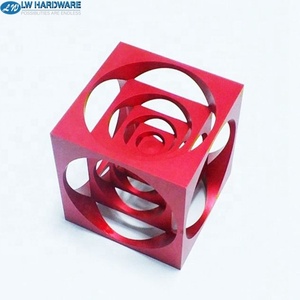 Aluminium anodisé Cnc, pièces de précision en aluminium rouge anodisé de précision, colorée - Product Image 2