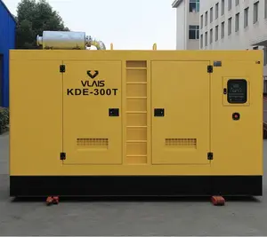 Shanghai Fabrikant 110V/220V Ac 60 Hz 3 Fase 375 Kva 300kw Super Stille Diesel Elektriciteit Generator Set Genset 300kw Prijs