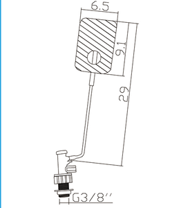 Válvula flotante para tanque de agua, MT-021Toilet, <span class=keywords><strong>precio</strong></span> al por mayor - Product Image 2