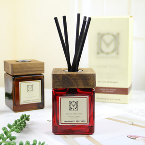 Difusor de lengüeta personalizado, botella de vidrio colorida, difusor de Aroma - Product Image 5