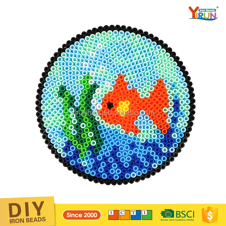 Дети Ремесло комплекты оптовая продажа дешевые oem 5 мм Perler бисера игрушки, игры головоломки