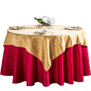 JR976 Wholesale Wedding <strong>Party</strong> <strong>Table</strong> <strong>Cover</strong> 100% Polyester Wedding <strong>Table</strong> Cloth - Product Image 2