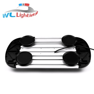 GDwllighting 44 LED 17 นิ้วคําเตือนฉุกเฉินกระ<span class=keywords><strong>พริบ</strong></span>รถบรรทุกก่อสร้าง LED มินิบาร์หลังคา Strobe Light - Product Image 5