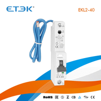 Disjoncteur différentiel ETEK EKL2-40 6KA 1PN Type a RCBO 30ma Courbe B.C Vente directe d'usine Prix Mini Royaume-Uni
