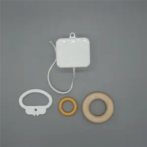 Boîte à musique de cm avec manivelle, design rond, avec différentes images, mouvement pour jouets en peluche