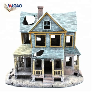 <span class=keywords><strong>2018</strong></span> wholesale custom size resin decoration miniature figure halloween celebration decoration props haunted House home for selling - Product Image 6