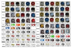 Pièces de voiture rc 1/10 RC VOITURE Pneus et Jantes ensemble Usine OEM Bienvenue - Product Image 2