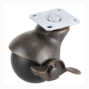 Wbd <span class=keywords><strong>muebles</strong></span> giratoria cuello agarre vástago de bola de latón de cobre tipo rueda - Product Image 4