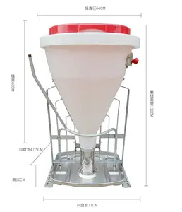 Ünlü Goldenest Kümes Hayvanları ekipmanları kuru ıslak domuz besleyici besleme domuzlar için