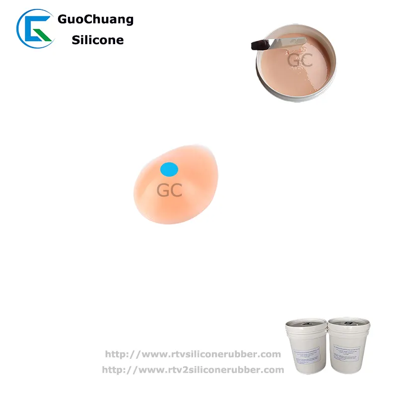 Mềm Không Độc Hại Cao Su Silicone Lỏng Cho Đầy Đủ Silicone Vú Pad Làm