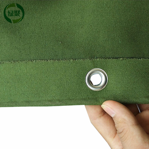Bâche imperméable pour camion de Guangzhou, bâches en toile verte personnalisées 400gsm 500gsm - Product Image 3