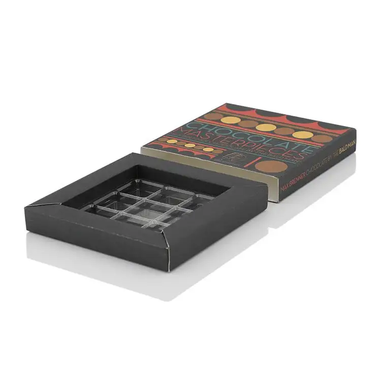 Benutzer definierte dekorative Schokolade Snack Geschenk 300g/m² Papier box Verpackung Dessert Baklava Boxen