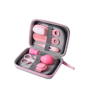 Hoge Kwaliteit Baby Beauty Tools 8 In 1 Kids Manicure Set Grooming Kit Gezondheidszorg Pasgeboren Baby Nail Kit