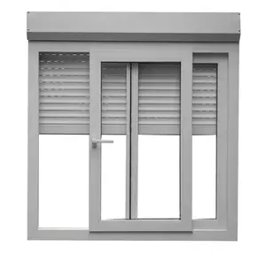 China Supplier European Standard Motorized Aluminum Roller Shutter sliding window For House