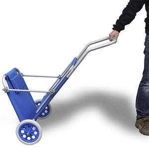 Giardino esterno Pieghevole In Alluminio Blu Della <span class=keywords><strong>Spiaggia</strong></span> Solarium con Ruote - Product Image 3