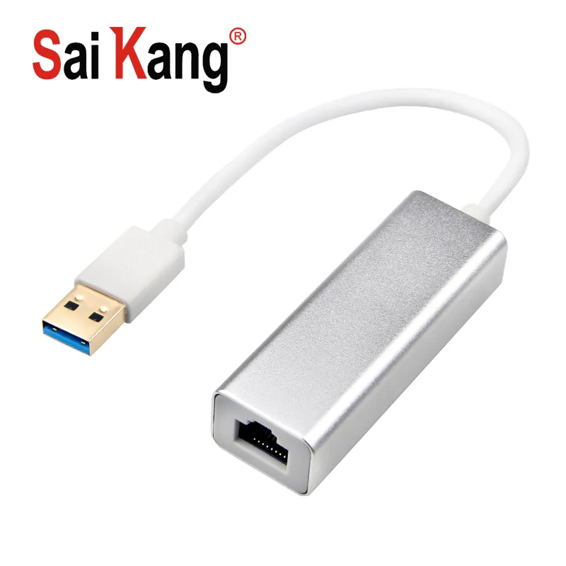 SaiKang wholesale double sided mfi multi charger data usb cable for android 10cm USB 3.0 to Lan Ethernet Hub Adapter Converter