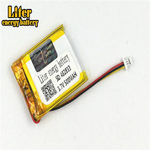 Connector 1,0-<span class=keywords><strong>3</strong></span> p <span class=keywords><strong>3</strong></span>,7 V 482833 500 mAh rechargeable LiPo battery solar Li ion polymer lithium battery with PCM - Product Image 3