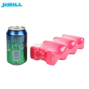 Lot de 6 porte-bouteille de bière en plastique HDPE, support pour le refroidissement, canettes thermiques personnalisées, 3824999999 MSDS CPSIA CN;JIA