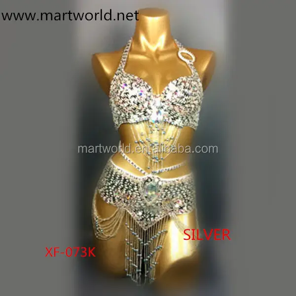 Vestido sexy de baile del vientre de lentejuelas para mujer, traje de Egipto para actuaciones, escenario, Ropa de baile para niñas, traje para fiesta, espectáculo de arte, cosplay(XF-073