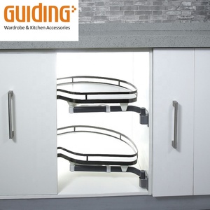 Guiding <strong>Kitchen</strong> <strong>Cabinet</strong> Accessories Magic <strong>Corner</strong> <strong>Kitchen</strong> <strong>Storage</strong> with Soft Closing Channel - Product Image 5