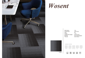 Carrelage de Moquette en PP à Rayures Dégradées, Moquette pour Hôtel, Salon - Product Image 6