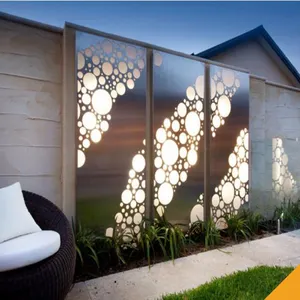 Laser Cut Outdoor Metalen Scherm Decoratieve Outdoor Metalen Privacy Schermen