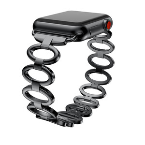 Siyah Fitness Ayarlanabilir Bileklik Için iWatch, Özel Saat Kayışı Band Apple Izle Serisi 1 2 3 Için - Product Image 3