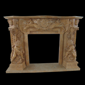 Lndoor decoración grande independiente fundido <span class=keywords><strong>chimenea</strong></span> de piedra - Product Image 5