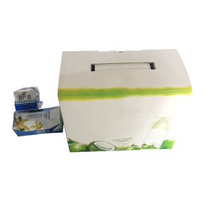Caixa de cartão de leite de cartão impresso personalizada