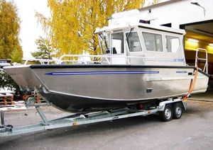 10 m commercial standard d'atterrissage en aluminium barge avec grue hydraulique 1 tonne à vendre - Product Image 3
