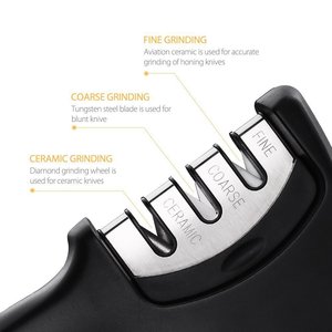 <span class=keywords><strong>Amazon</strong></span> vente chaude céramique de tungstène acier <span class=keywords><strong>diamant</strong></span> cuisine couteau aiguiseur - Product Image 3