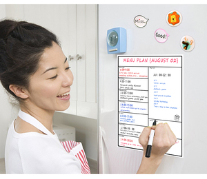 Kích Thước Trung Bình Khô-Xóa Từ Lưu Ý Pad Có thể Ghi Tủ Lạnh Nam Châm Notepad Với Hình Dạng Phong Cách Từ Sticker - Product Image 2