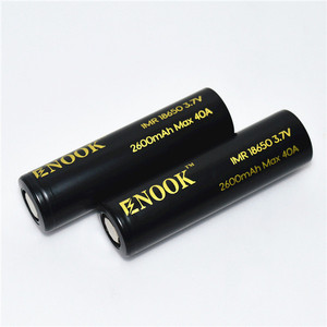 Gute qualität professionell herstellung enook 18650 20a 3,7 v 2600 mah große kapazität wiederaufladbare batterien - Product Image 4