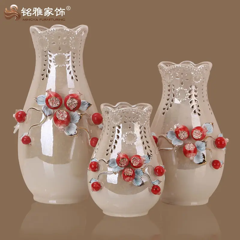 Guangzhou all'ingrosso decorazione vaso di ceramica per la tavola di nozze centrotavola
