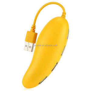 Frutas engraçadas pea banana mando em forma de <span class=keywords><strong>hub</strong></span> <span class=keywords><strong>usb</strong></span> <span class=keywords><strong>4</strong></span> portas