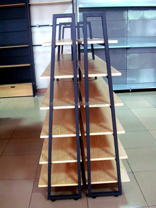 Estante de madera de acero para supermercado, nuevo estante de almacenamiento, 2016 - Product Image 5