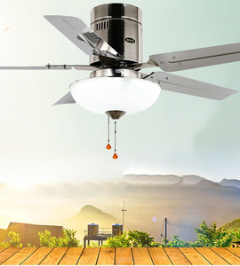 52 inch 220V AC điều khiển từ xa xoay bán buôn OEM kim loại quạt trần ánh sáng với 5 miếng sắt lưỡi - Product Image 5