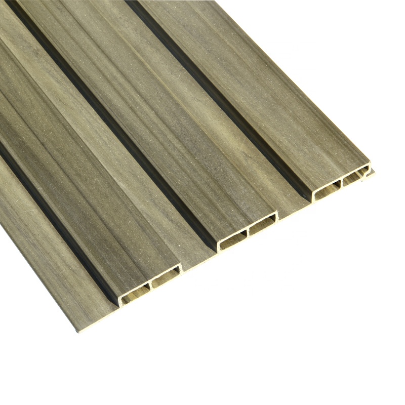 Panneau de Mur de Wpc Avec La Texture Du Bois Finition PVC Nouvelle Technologie Mises À Jour