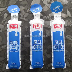 보안 기능 그라비어 인쇄 PE 라미네이트 <span class=keywords><strong>180ml</strong></span> 요구르트 포장 백 주스용 내구성 OPP - Product Image 3