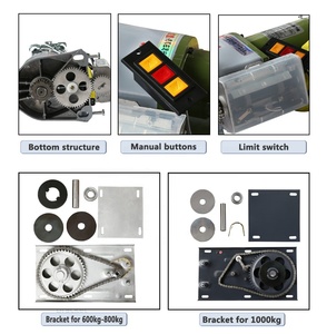 Bán buôn AC 800kg điện cửa nhà để xe mở động cơ công nghiệp con lăn màn trập vận hành cửa cho kho cơ giới cán - Product Image 4