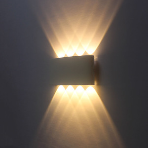 Lampe <span class=keywords><strong>murale</strong></span> linéaire moderne en aluminium pour extérieur, luminaires étanches IP65, éclairage mural extérieur, éclairage mural intérieur - Product Image 2