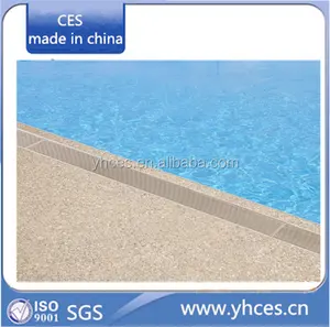 Rejilla de canal de desbordamiento de piscina/rejilla de suelo de acero inoxidable de alta resistencia/rejilla de canalón de piscina