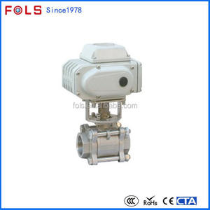 Heißer verkauf motorisierte <span class=keywords><strong>3</strong></span> stücke 2 zoll edelstahl-kugelhahn - Product Image 3