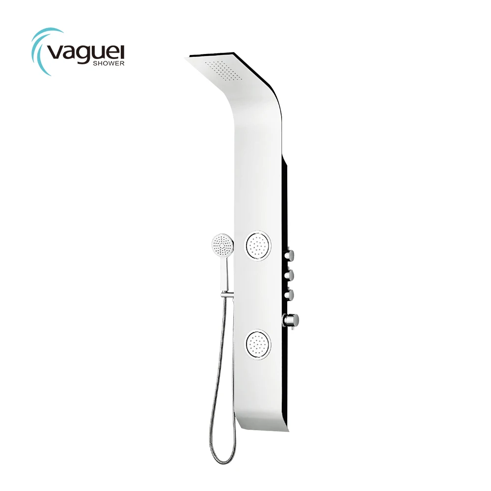 Мягкая Высококачественная алюминиевая многофункциональная умная душевая панель с насадками для душа