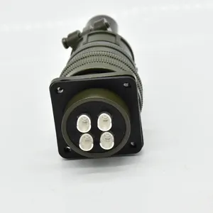 4pin 방수 금속 원형 총검 자물쇠 전기 총검 연결관