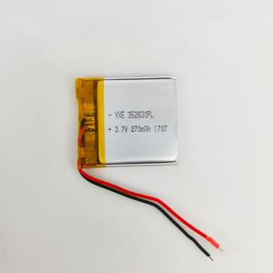 Pouch <strong>square</strong> Flat Deep Cycle 3.7v 270mah Li-ion Lipo <strong>Battery</strong> 352830 - Product Image 3