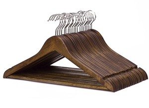 Grade a Lotus Wood Cintres <span class=keywords><strong>en</strong></span> <span class=keywords><strong>bois</strong></span> <span class=keywords><strong>Lot</strong></span> de cintres élégants de haute qualité - Product Image 5